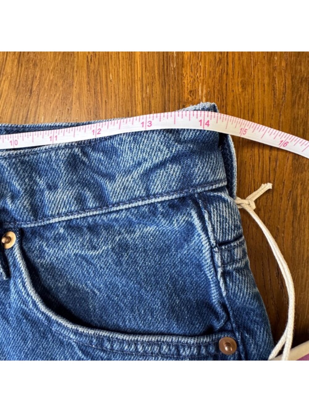 MOTHER Fun Dip Micro Mini Denim Skirt Womens 25 NWT Raw Hem Snap Crackle Pop NEW - Picture 16 of 16
